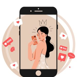 Free Woman Influencers illustration and picture